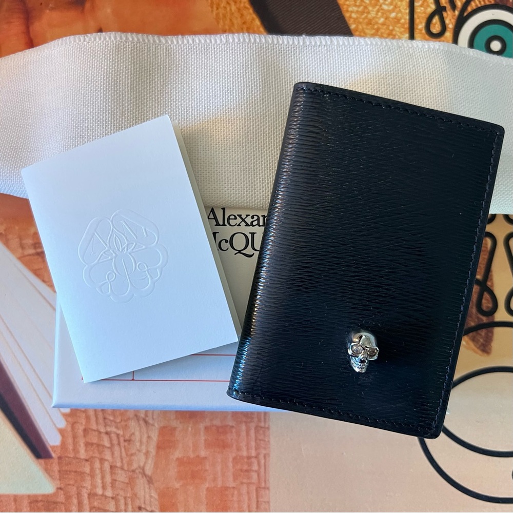 Alexander McQueen Skull Card Holder – SSENSE Exclusive (NWT)